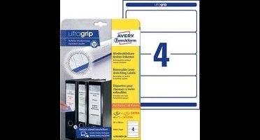 AVERY Zweckform Folder rugetiketten, 38x192 mm, verwijderbaar