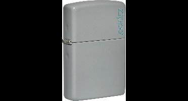 Aansteker Zippo Flat Grey with Logo