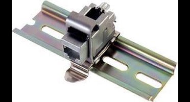 Geleideraildapter IP20 voor AMJ-modules cat.6