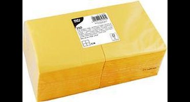 200 Servetten 3-laags 1/4 vouw 24 cm x 24 cm wit