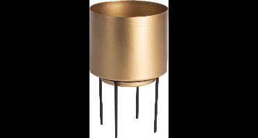 Gusta - Plantenpot - Goud - ø11x17cm