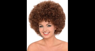 Partychimp  - Grote afro pruik voor vrouwen - Pruiken