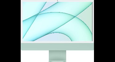 Apple iMac Apple M 61 cm (24") 4480 x 2520 Pixels 8 GB 256 GB SSD Alles-in-één-pc macOS Big Sur Wi-Fi 6 (802.11ax) Groen