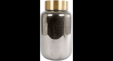 Van Manen Vaas Sanne 14 x 24 cm, glas, zilver