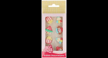 FunCakes Suikerdecoraties - Circus - Set/8 - Eetbare Taartdecoratie