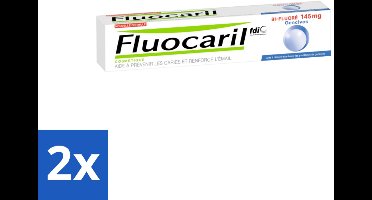 2 x Fluocaril - Tandpasta - Met Fluoride - 75 ml - Tandpasta - Fluoride - Tanden Beschermen - Gaatjes Voorkomen - Tandglazuur Versterken