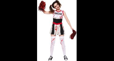 Carnaval halloween kostuum Zombie Cheerleader Size XL