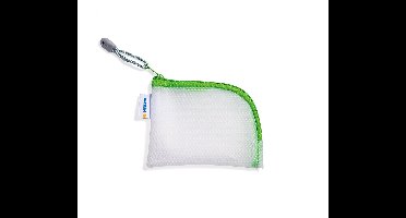 HERMA A7 documententas met rits, waterdichte mini-tas met rits, afsluitbare kunststof documentenmap met rits, semi-transparant, 14 x 10 cm, groen