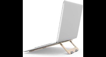 Aluminium Vouwbare Laptopstandaard voor Ergonomisch Werken - Verstelbare Hoogte voor alle Laptops