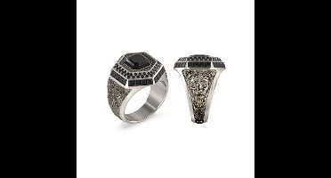 Guess Lion King Ring JUMR06009JWAS62 Staal 62