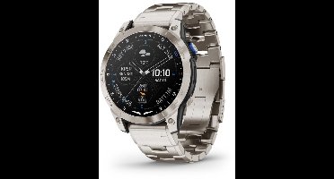 Garmin - 010-02582-51 - D2™ Mach 1 - Smartwatch met geventileerde titanium band en extra zwarte siliconen band