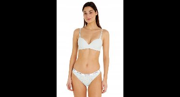 Calvin Klein - Dames Kanten Slip - Groen - XS - Poliamid en Elastan