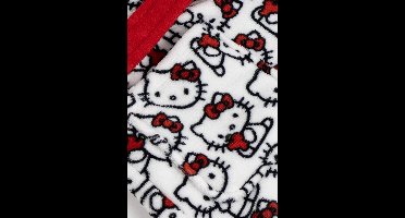 Hello Kitty Badjas – Meisjes & Dames – Zachte Fleece met Capuchon – Warm & Comfortabel – Officieel Sanrio