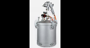 Verfspuit – Verfspuitpistool – Spuitpistool – Verfspuitreservoir – Verfspuit met drukvat – 10 Liter Drukvat – Werkdruk 25-30 PSI