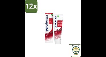 Parodontax - Tandpasta - Original - 75ml - Voordeelverpakking - 12 stuks - Tandplak - Tandvleesproblemen