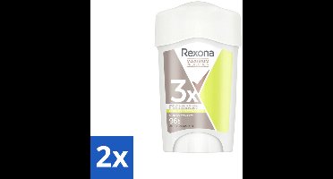 Rexona Deodorant Stick Cream Maximum Protection Stress Control 45 ml - Voordeelverpakking - 2 stuks