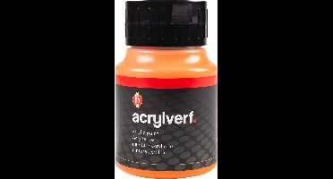 Acrylverf – Oranje Verf – Acrylaatverf – Acrylic paint – Hobbyverf – Sneldrogend – Orange (#09) – Semi Dekkend – Creall Studio – 500 ml – 1 fles