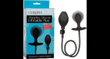CalExotics - Silicone Inflatable Plug - Anal Toys Buttplugs Zwart