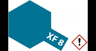 Tamiya Hobbyverf Acrylverf - XF-8 Blue - Matt - Acryl - 23ml Verf potje - 23 ml