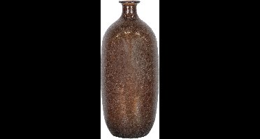 Dijk Natural Collections - Vase recycled glass 16x38cm - Bruin
