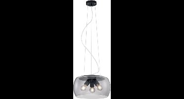 TRIO VALENTE - Hanglamp - Antraciet - excl. 3x E27 4W