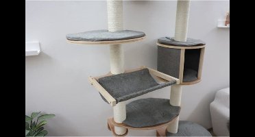 Kerbl - Wandgemonteerde - krabpaal - Dolomit - XL - Tofana - grijs - 185 - cm - 81541