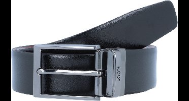 JOOP! Leren Riem Adjustable Coll. Belt 3,5 CM W90 Black-Cognac Zwart Bruine