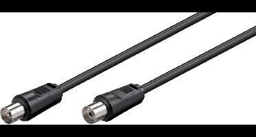 Goobay 11564 coax-kabel 10 meter Coaxiaal Zwart