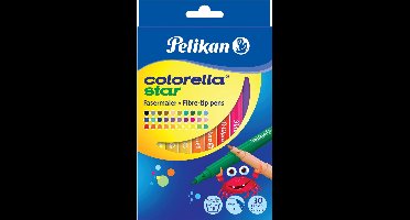 Pelikan Colorella Star C302, Fijn, 30 kleuren, Meerkleurig, Rond, 30 stuk(s), Hangende doos
