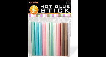 Handy - Lijmpistool Vullingen Parelmoer Kleuren - Lijmpatronen 11MM Rond - 100MM Lang - Lijm Patronen voor Lijmpistool O.A. Handy Lijmpistool - BPK