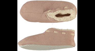 Apollo Spaanse pantoffels/sloffen - jongens/meisjes - Beige - Huissloffen - met anti slip zool