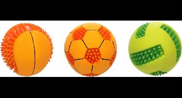 Flamingo Hondenspeelgoed Bal met Noppen - Spoba Ball