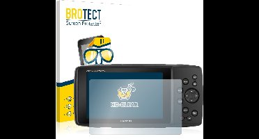 BROTECT - Screenprotector voor Garmin GPSMAP 276Cx - Folie Beschermfolie transparant 2 Stuks