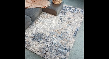 Mazovia Vloerkleed Beige Rechthoek Abstract Woonkamer, Slaapkamer, Eetkamer, Kantoor Kortpolig Rechthoek OEKO-TEX® - 120 x 170 Abstract