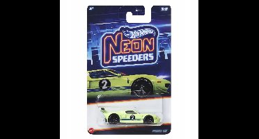 Hot Wheels Neon Speeders Ford GT - Metalen Speelgoedauto 1:64