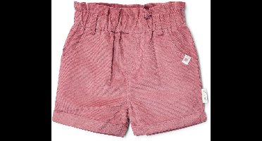 Little Dutch – Korte corduroy broek met omslag – biologisch katoen – meisjes – maat 80 – roze – Fairy Garden