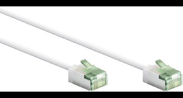 UFTP CAT8.1 slimline netwerkkabel | LSZH | wit | 0,25 meter
