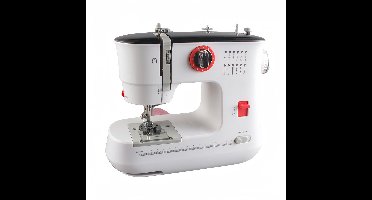 Creatorally Mini Electronische naaimachine 12 Steken - Compacte DIY Naaimachine met Voetpedaal - Elektrische Naaimachine Voor beginners - Geschikt voor Quilten en Kleding