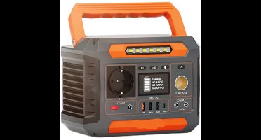 Draagbare Powerstation – Mobiele Energiebron – Noodstroomvoorziening – Camping Accu – 200W Continue Stroom – 4 USB-Poorten