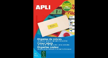 agipa Adress-Etiketten, 210 x 297 mm, neon orange für Inkjet-/ Laserdrucker und Kopierer, nicht ablösbar, - 1 Stück (100755)