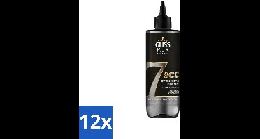 12 x Gliss-Kur - 7 Sec Express Repair Treatment - Ultimate Repair - Herstelt Intensief - 200 ml - Haarkleur - Haarherstel - Haarbreuk - Haarstructuur - Keratine