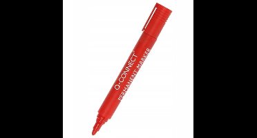 Q-CONNECT Permanente Marker Rond - Rood