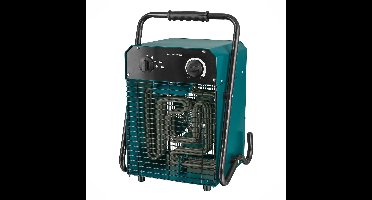 Emerio Power Ventilatorkachel - 50 m² - Bouwkachel - Werkplaatskachel - Regelbare thermostaat - Temperatuur instellingen - IP24 - 5000W - 400V - Oververhittingsbeveiliging - FH-105537.4 Blauw