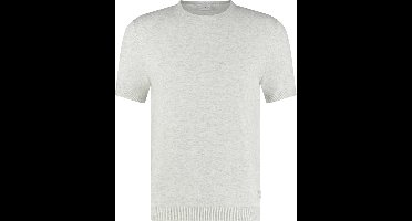 Blue Industry Knitted T-Shirt Melange Ecru - Maat XL - Heren