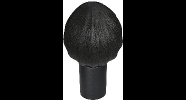 Steinhauer - tafellamp - Bloeba - zwart - metaal textiel - Ø 25cm - E27 - 4384ZW