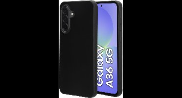 Mobiparts hoesje geschikt voor Samsung Galaxy A36 - Zacht TPU - Schokabsorberend TPU - Grip Coating - Zwart