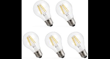 Spectrum LED Lamp E27 4W 230V - 450 Lumen - 2700K Warm wit - Gezellig licht - Energiezuinig - 5 stuks