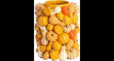 Light & Living - Vaas PUMPKIN - Ø27.5x33cm - Geel