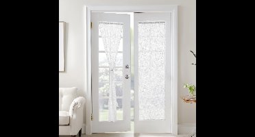 Boraboi® Bistrogordijnen Set van 2 - Semi-Transparant Linnenlook voor Keuken en Woonkamer