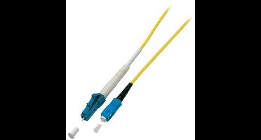 Danicom OS2 simplex glasvezel kabel LC-SC 1m